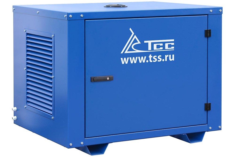 Фото 5 - Бензогенератор TSS SGG 5000EHNA в кожухе.