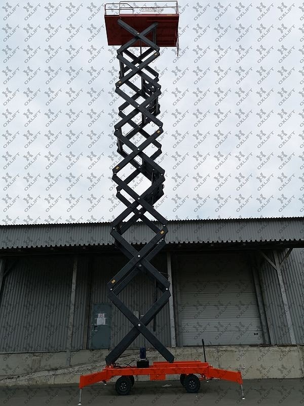 Фото 75 - Ножничный Подъемник QX-030-160 OXLIFT 300 кг 16 м.
