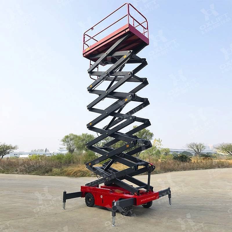 Фото 75 - Самоходный Ножничный Подъемник QZ-050-090 OXLIFT 500 кг 9 м.