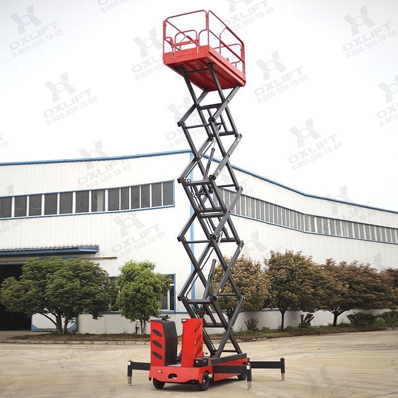 Фото 44 - Самоходный Ножничный Подъемник QZ-050-075 WD OXLIFT 500 кг 7.5 м.