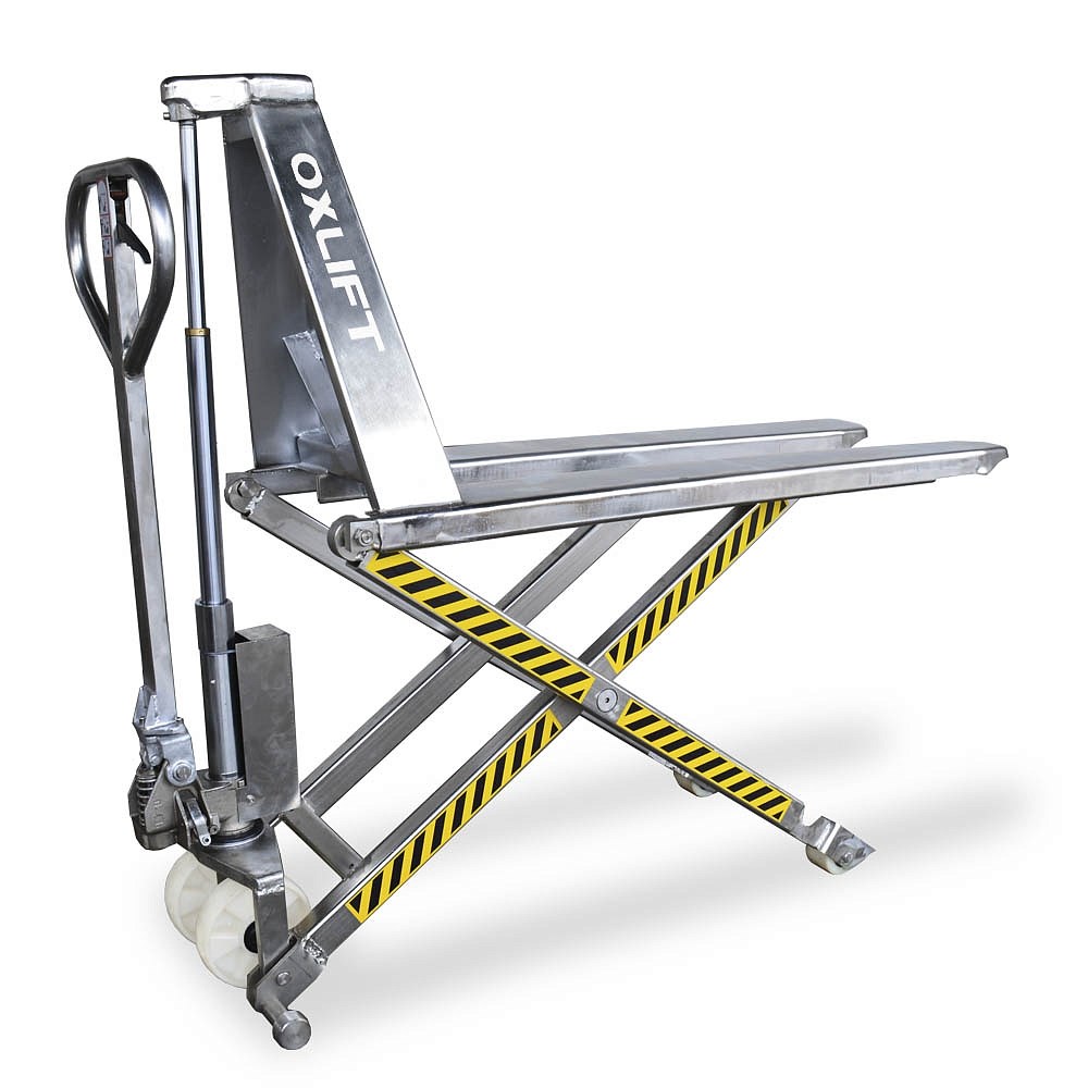 Фото 9 - Ножничная тележка из Нержавеющей Стали OXH-10Steel OXLIFT.