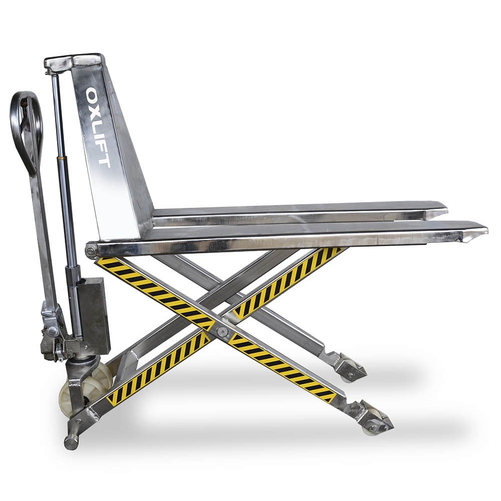 Фото 11 - Ножничная тележка из Нержавеющей Стали OXH-10Steel OXLIFT.